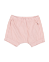 Teddy & Minou Newborn Girl Shorts & Bermuda Shorts Pink Size 3 Cotton In Pink