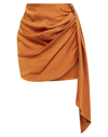 Jonathan Simkhai Mini Skirts In Camel