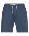 Liu •jo Man Man Shorts & Bermuda Shorts Slate Blue Size 26 Cotton