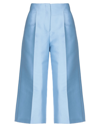 Seventy Sergio Tegon Cropped Pants In Blue