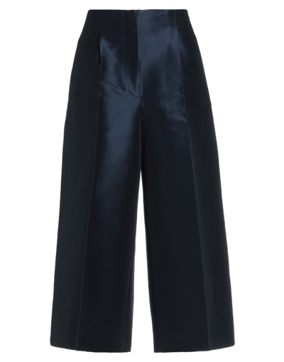 Seventy Sergio Tegon Cropped Pants In Blue