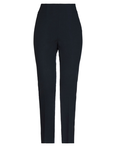 Peserico Woman Pants Midnight Blue Size 14 Cotton, Elastane