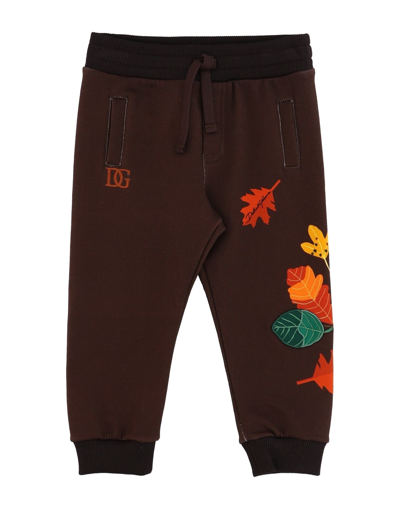 Dolce & Gabbana Babies' Pants In Brown