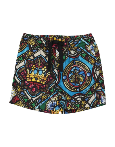 Dolce & Gabbana Kids'  Newborn Boy Shorts & Bermuda Shorts Black Size 3 Cotton