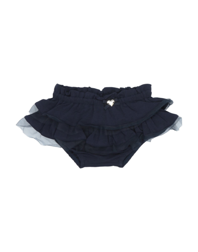 Liu •jo Kids'  Newborn Girl Shorts & Bermuda Shorts Blue Size 3 Cotton, Elastane
