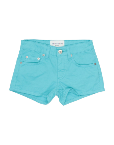 Alberta Ferretti Kids' Denim Shorts In Blue