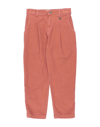 Dixie Toddler Girl Pants Rust Size 6 Cotton, Elastane In Red