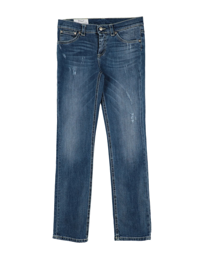 Dondup Kids' Logo-patch Washed Jeans In Blue