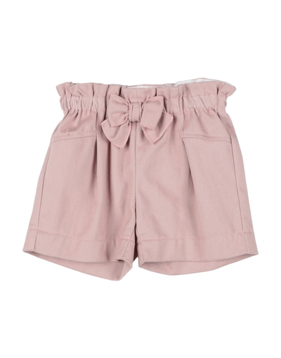 Aletta Kids'  Newborn Girl Shorts & Bermuda Shorts Pink Size 3 Cotton, Lycra