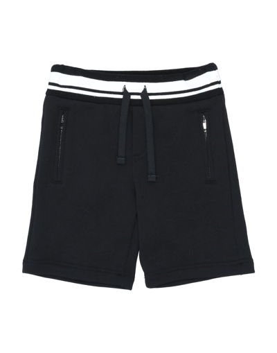 Dolce & Gabbana Kids'  Toddler Boy Shorts & Bermuda Shorts Black Size 6 Cotton, Elastane