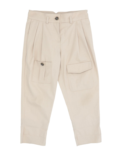 Dolce & Gabbana Kids' Pants In Beige