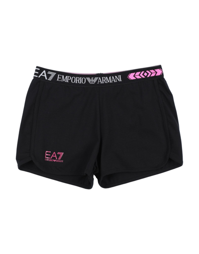 Ea7 Kids' Shorts & Bermuda Shorts In Black