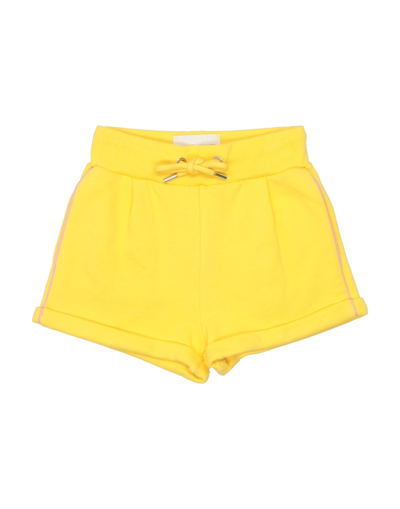 Alberta Ferretti Babies'  Toddler Girl Shorts & Bermuda Shorts Yellow Size 4 Cotton