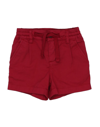 Dolce & Gabbana Kids'  Newborn Boy Shorts & Bermuda Shorts Burgundy Size 3 Cotton In Red