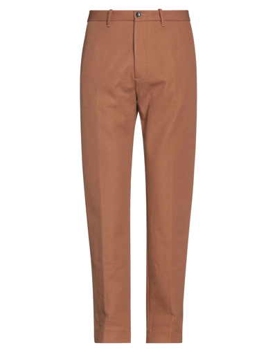 Nine:inthe:morning Nine In The Morning Man Pants Brown Size 36 Cotton, Elastane