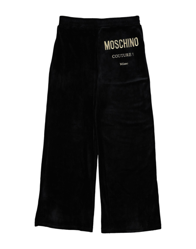 Moschino Teen Kids' Pants In Black
