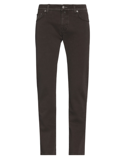 Jacob Cohёn Pants In Dark Brown