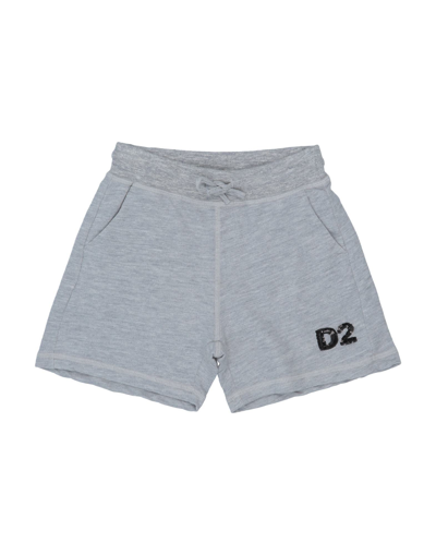 Dsquared2 Kids'  Toddler Girl Shorts & Bermuda Shorts Grey Size 6 Cotton, Rayon