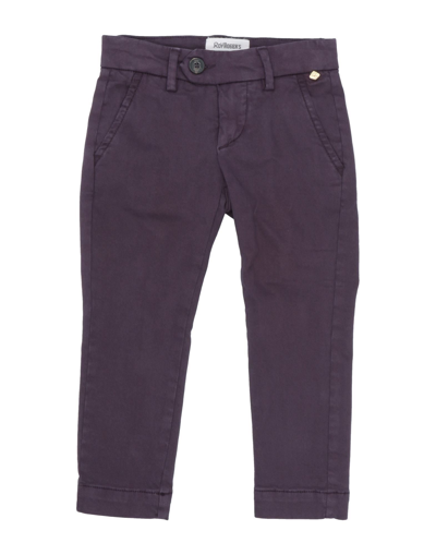 Roy Rogers Babies' Roÿ Roger's Toddler Girl Pants Plum Size 6 Cotton, Polyester, Elastane In Purple