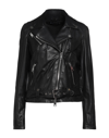 Street Leathers Jackets In Black