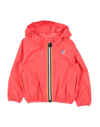 K-way Jackets In Coral