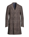 Drumohr Coats In Dark Brown