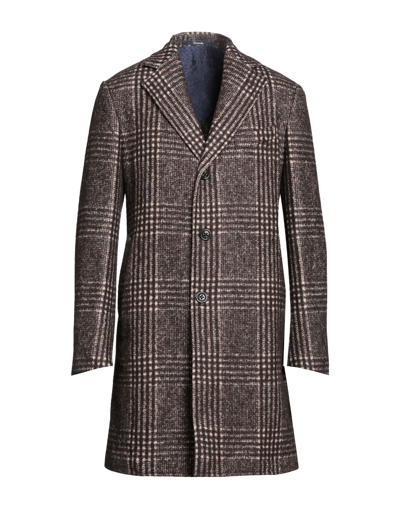 Drumohr Coats In Dark Brown