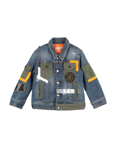 Dolce & Gabbana Babies' Denim Outerwear In Blue