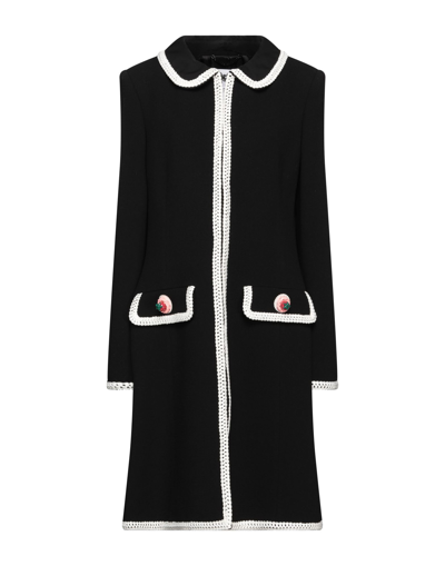Moschino Coats In Black