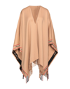 Alexander Mcqueen Capes & Ponchos In Sand