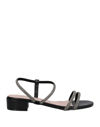 Geneve Sandals In Black