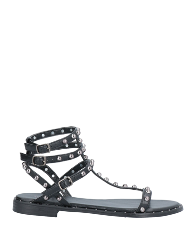 Geneve Sandals In Black