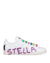 ADIDAS BY STELLA MCCARTNEY ADIDAS BY STELLA MCCARTNEY WOMAN SNEAKERS WHITE SIZE 6 TEXTILE FIBERS