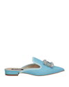 Geneve Mules & Clogs In Sky Blue