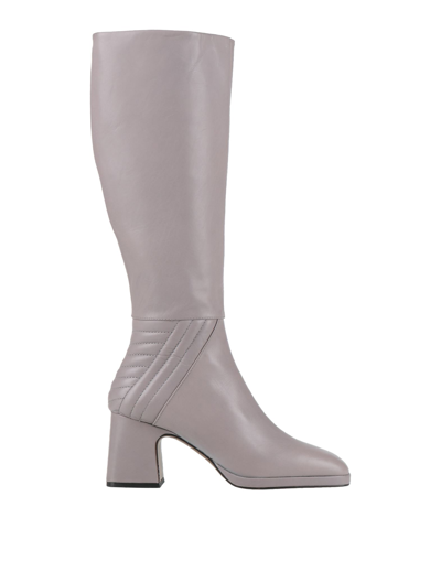 Bruno Premi Knee Boots In Dove Grey