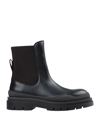 See By Chloé Chunky Sole Ankle Boots In Black