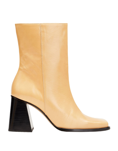 8 By Yoox Ankle Boots In Beige