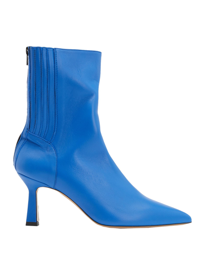 8 By Yoox Ankle Boots In Blue