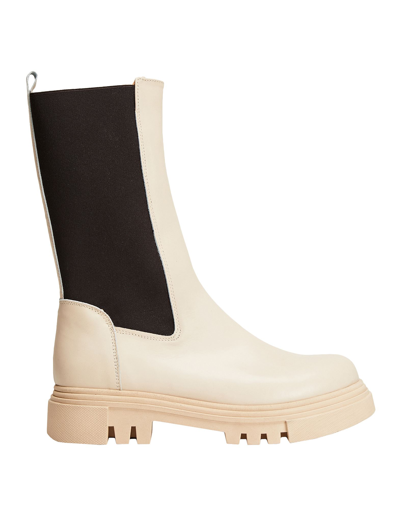 8 By Yoox Knee Boots In White