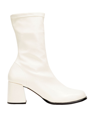 8 By Yoox Ankle Boots In Beige