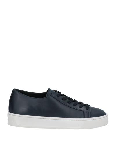 Santoni Sneakers In Dark Blue