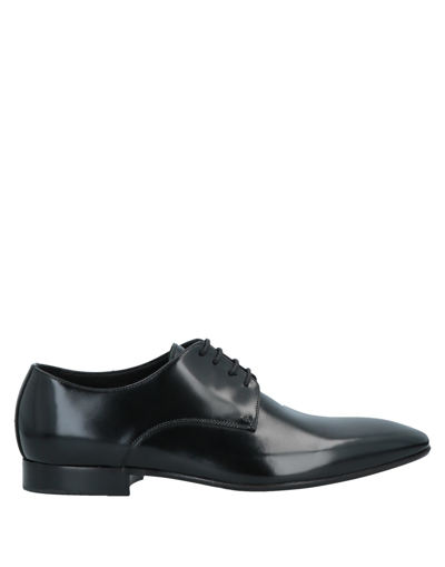 Armani Collezioni Lace-up Shoes In Black