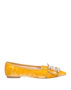 Roger Vivier Loafers In Yellow