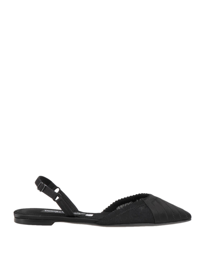 Dolce & Gabbana Ballet Flats In Black