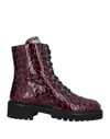 Giuseppe Zanotti Ankle Boots In Red