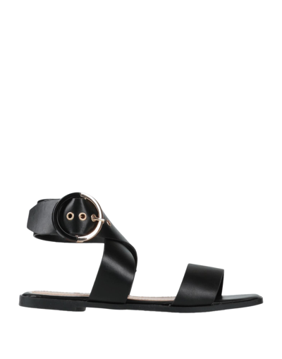 Geneve Sandals In Black