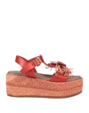 Cafènoir Espadrilles In Red