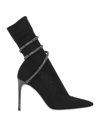 René Caovilla Ankle Boots In Black