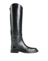 Jil Sander Calf Length Boots In Black