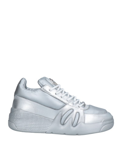 Giuseppe Zanotti Sneakers In Silver